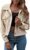 Verdusa Women’s Button Up Pocket Front Crop Corduroy Jacket Outerwear