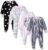 Gerber Baby Girls’ 4 Pack Sleep ‘N Play Footie