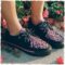 T.U.K. Leopard Creeper Sneaker Shoes for Women and Men, D Ring Lace Up Shoes