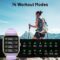 Smart Watch, Fitness Tracker with Heart Rate Monitor, Blood Oxygen, Sleep Tracking, 1.3 Inch Touchscreen Smartwatch for Android iOS Swimming Waterproof Pedometer Step Calories Tracker for Women Men