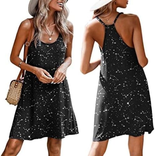 Ekouaer Women’s Racerback Sleeveless Nightgown