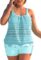 Tankini Bathing Suits for Women Tummy Control Swimsuits 2 Piece Swimwear Top with Boyshorts