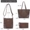 Montana West 3pcs Handbag Set Leopard Print Tote Bag for Women