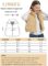 LINKFU Cropped Puffer Vest Women with Pockets Short Corduroy Vest Sleeveless Stand Collar Padded Puffy Outerwear