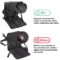 Travel Seat,Ride-on Suitcase for Kids, Foldable Travel Child Seat,Child Carrier for Carry-on Luggage-Family Airport Travel Made Easy