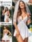 Avidlove Women Lace Lingerie Babydoll Sexy Chemise Exotic Nightgowns Bridal Nightdress