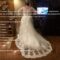 Women’s Lace Wedding Dresses for Bride with 3/4 Sleeves Plus Size Bridal Gown