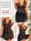 Avidlove Women Lingerie Lace Babydoll Strap Chemise Halter Teddy V Neck Mesh Nightgown