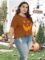 HDLTE Women’s Crewneck Short Sleeve Shirts Plus Size Halloween Pumpkin Tops Casual Fall Tees 1x-5x