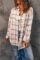 PRETTYGARDEN Women’s 2023 Fall Clothes Plaid Shacket Jacket Long Sleeve Button Down Flannel Shirts Fashion Blouse