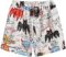 SOLY HUX Men’s Cartoon Print Elastic High Waisted Casual Summer Shorts