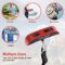 travel inspira Luggage Scale, Portable Digital Hanging Baggage Scale for Travel, Suitcase Weight Scale with Rubber Paint, 110 Pounds, Battery Included – Red