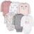 Gerber Baby Girls’ 6-pack Long-sleeve Onesies Bodysuits