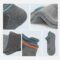 FUNDENCY 6 Pack Men’s Ankle Athletic Socks Low Cut Breathable Running Tab Socks with Cushion Sole