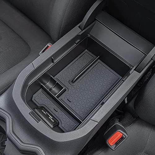 JDMCAR Center Console Tray Organizer Compatible with Toyota RAV4 Accessories 2023 2022 2021 2020 2019 and 2021-2023 RAV4 Prime, Armrest Insert Container ABS Material Secondary Storage Box