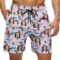 Custom Face Couple Matching Swimsuit Personalized Print Women’s Bathing Suit&Men’s Swim Trunks Beach Shorts for Summer Gift