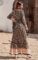 PRETTYGARDEN Long Sleeve Maxi Dress for Women – V Neck Casual Button Down Boho Floral Print Fall Long Dresses