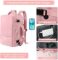 Hanples Extra Large Travel Backpack for Women as Person Item Flight Approved, 40L Carry On Backpack, 17 Inch Laptop Backpack, Waterproof Backpack, Hiking Backpack, Casual Bag Backpack(Pink)