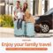 SHOWKOO Luggage Sets Expandable PC+ABS Durable Suitcase Double Wheels TSA Lock Mint Green­