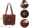 Montana West Western Tote Bag for Women Concealed Carry Shoulder Handbag Tooling Purse with Wallet