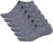 adidas Men’s Athletic Cushioned No Show Socks with Arch Compression for a Secure Fit (6-Pair)