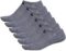 adidas Men’s Athletic Cushioned No Show Socks with Arch Compression for a Secure Fit (6-Pair)