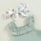 Engofs Newborn Baby Girl Summer Clothes Boho Infant Sleeveless Romper Bodysuit Shorts Headband 3Pcs Outfits