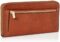 Fossil Women’s Logan Leather RFID-Blocking Zip Around Clutch Wallet with Wristlet Strap for Women