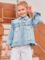 Meikulo Girls Jean Jacket Kids Denim Jackets Cute Ruffle Hem Outerwear Coats 4-12 Years