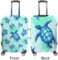 WOEZKEX Turquoise Blue Sea Turtle Luggage Cover Washable Travel Gear Cover 18/24/28/32 Inch Suitcase Protective Cover
