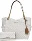 Michael Kors MICHAEL Michael Kors Jet Set Travel Large Chain Shoulder Tote bundled Jet Set Travel Trifold Wallet