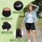 HLTPRO 3 Pack Plus Size Biker Shorts with Pockets for Women – High Waisted Spandex Athletic Bike Shorts for Yoga Workout