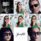 JOVAKIT Black Square Sunglasses for Women Men Simple Trendy Rectangle Thick Frame Style Sun Glasses UV400 Protection
