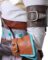 miccostumes Women’s Game Cosplay Costume with Belts Gloves and Bags