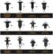 GOOACC – GRC-33 240PCS Bumper Retainer Clips Car Plastic Rivets Fasteners Push Retainer Kit Most Popular Sizes Auto Push Pin Rivets Set -Door Trim Panel Fender Clips for GM Ford Toyota Honda Chrysler