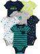 Simple Joys by Carter’s Baby Boys’ Short-Sleeve Bodysuit, Pack of 6