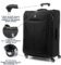 Travelpro Maxlite 5 Softside Expandable Luggage with 4 Spinner Wheels, Lightweight Suitcase, Men and Women, Black, Checked-Large 29-Inch