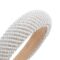 YISSION 1PC White Pearl Headband for Women Non Slip Rhinestone Head Band Sparkly Beaded Hairband Fashion Padded Headbands for Women Wedding Bridal Headband Hair Accessories for Women Girls