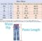 Viatabuna Patchwork Jeans for Women High Waisted Straight Leg Stretch Denim Pants Girls Fashion Color Block Patch Jeans