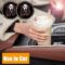 2Pcs Bling Car Cup Coaster, 2.75 Inch Cute Universal Silicone Non-Slip Cup Holders Coaster, Funny Car Decor Car Interior Accessories for Women Men