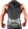 Men’s Workout (Havoc Rough Barbell) Gym Hooded Tank Top