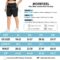 MOREFEEL Plus Size 8″ Biker Shorts with Pockets for Women – High Waisted Tummy Control Black Yoga Shorts (XL-4XL)
