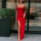 Wedding Guest Dresses for Women Split Tiered Flowy Dresses Formal Dress for Women Long Dresses 2023 Women’s Fashion