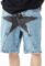 ELKNLMU Hip Hop Streetwear Denim Shorts Star Jean Shorts Harajuku Cargo Shorts Y2K