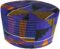 Decora Apparel African Kente Kufi Kofi Mens Hats, Gold Costume Kufi Hats for Men Women Headwear