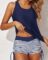 Yonique 3 Piece Tankini Swimsuits for Women Swim Tank Top Bathing Suits with Boy Shorts and Bra Athletic Swimwear