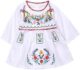Kashoer Newborn Toddler Baby Girls Ethnic Embroidery Floral Dress Long Sleeve Party Sundress Skirt