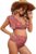 MakeMeChic Women’s Maternity Two Piece Swimsuit Floral Ruffle Sleeve High Waisted Bikini Set