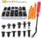 GOOACC – GRC-33 240PCS Bumper Retainer Clips Car Plastic Rivets Fasteners Push Retainer Kit Most Popular Sizes Auto Push Pin Rivets Set -Door Trim Panel Fender Clips for GM Ford Toyota Honda Chrysler