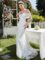 Ever-Pretty Women’s Off-Shoulder Mermaid Sweep Train Long Wedding Dresses for Bride 0136C